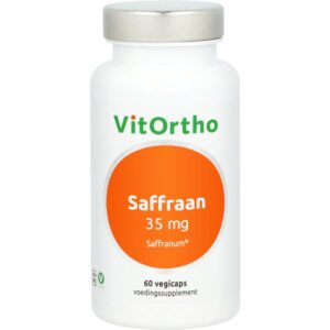 Saffraan 35 mg Saffranum 60 capsules - Vitortho