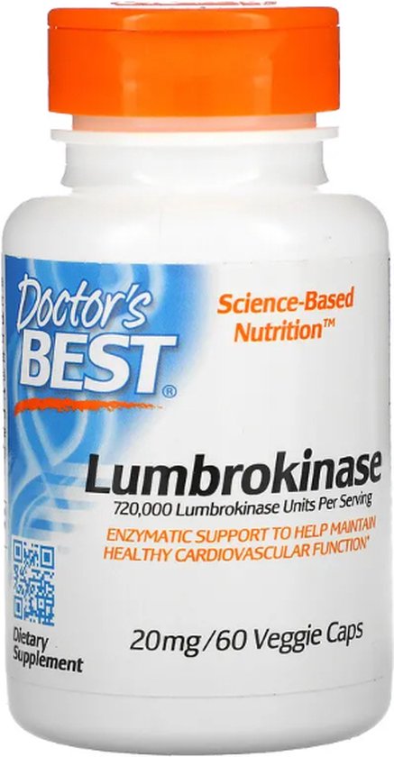 Lumbrokinase 20 mg 60 capsules Doctor's Best