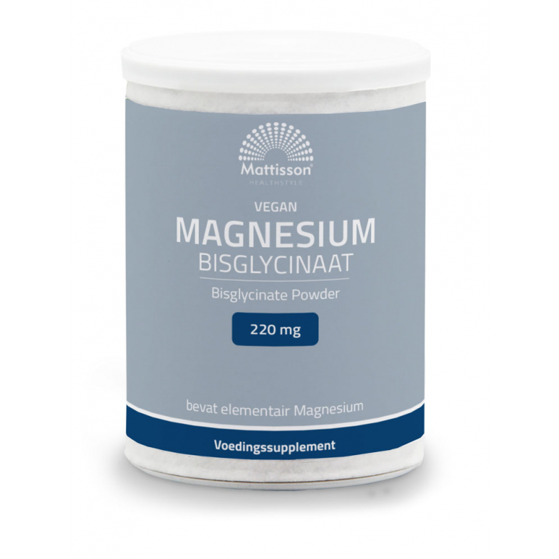 Magnesium Bisglycinaat Poeder 200 gram - Mattisson