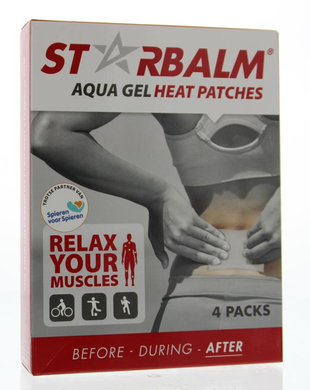 Aqua Gel Heat Patches 4 stuks - Starbalm