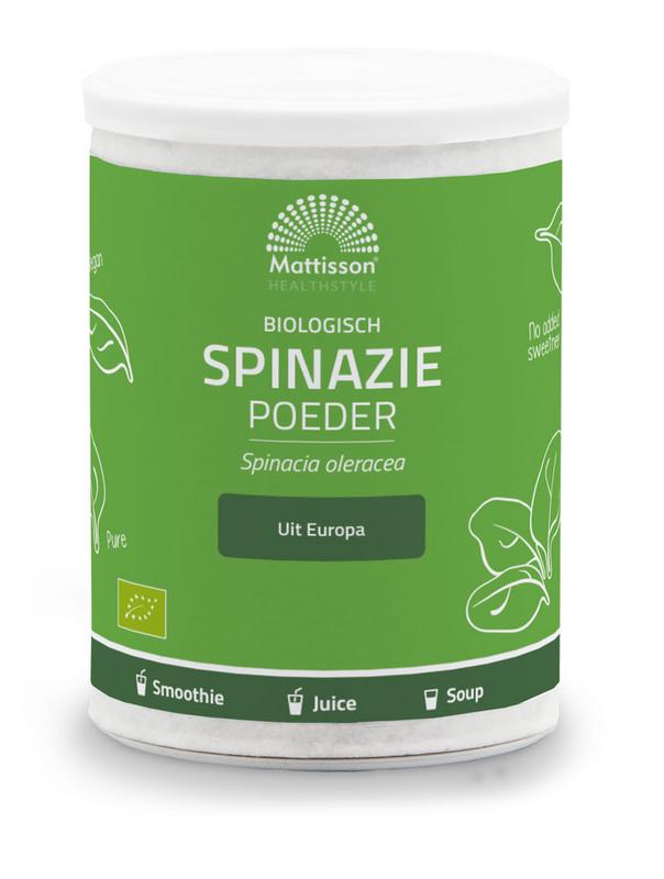Spinazie Poeder Biologisch 125 gram - Mattisson