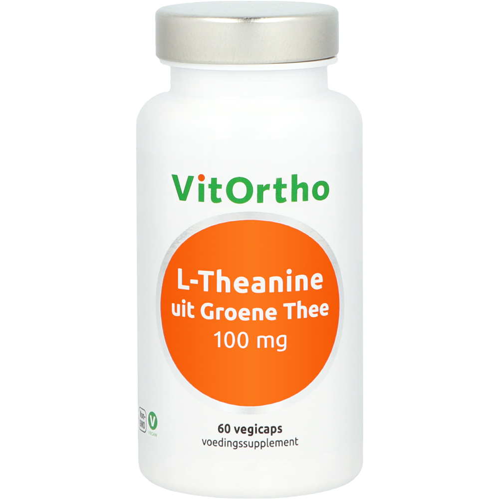 L-Theanine uit Groene Thee 100 mg 60 capsules - Vitortho