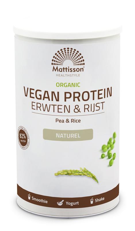 Vegan Proteine Erwten & Rijst Naturel 500 gram - Mattisson