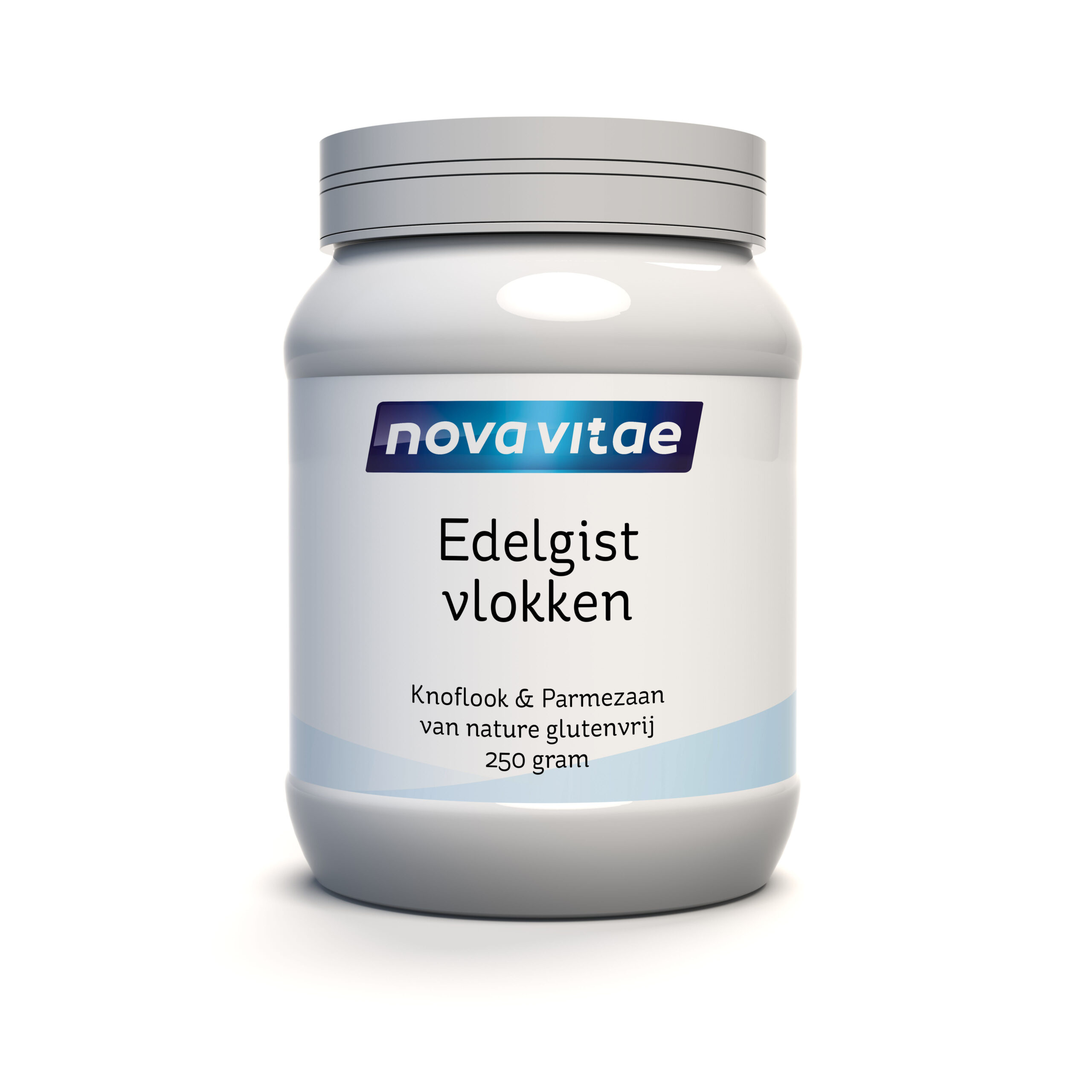 Edelgistvlokken Knoflook Parmezaan 250 gram - Nova Vitae