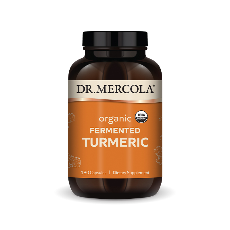 Organic Fermented Turmeric 180 capsules - Dr. Mercola