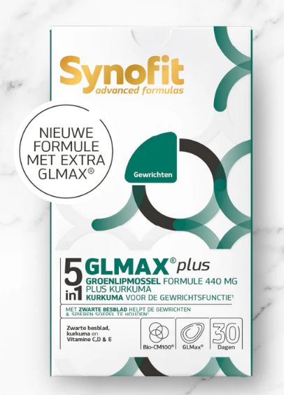 GLMAX Plus Groenlipmossel 60 softgels - Synofit