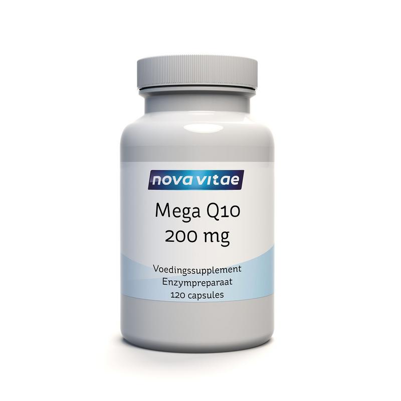 Mega Q10 200 mg 120 capsules - Nova Vitae
