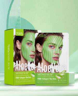 MÔND'SUB - Aloë Vera Aftersun Gezichtsmasker - PDRN & Collageen - 6 stuks