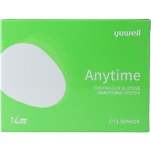 Yuwell - Anytime - CT3 Sensor - 14 dagen - Continuous Glucose Monitoring System - 1 exemplaar
